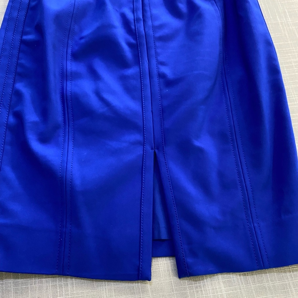 White House Black Market Blue Pencil Skirt. Women’s size 0- NWT - Picture 15 of 16